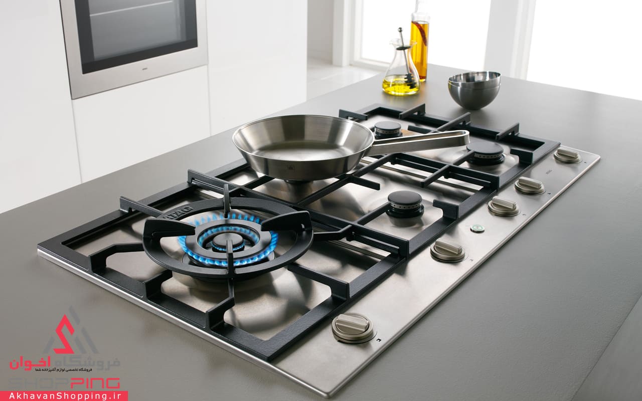 اجاق گاز صفحه ای استیل وبسایت اخوان شاپینگ